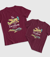 Vacation Mode On Unisex Half Sleeve T-Shirts (Pack of 2)